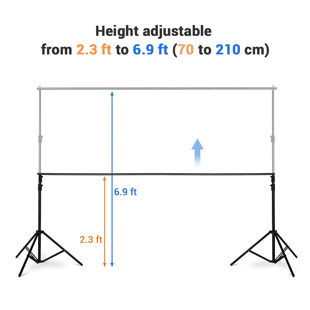 10'Wx7'H Backdrop Stand for Party Newborn Photography
