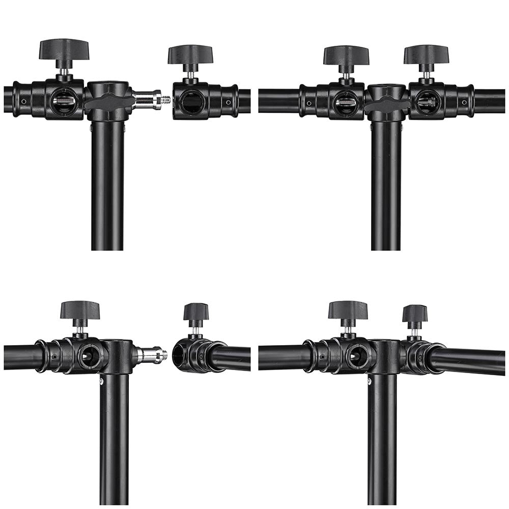 20'Wx10'H Heavy Duty Backdrop Stand Party Newborn Photo Decor Black