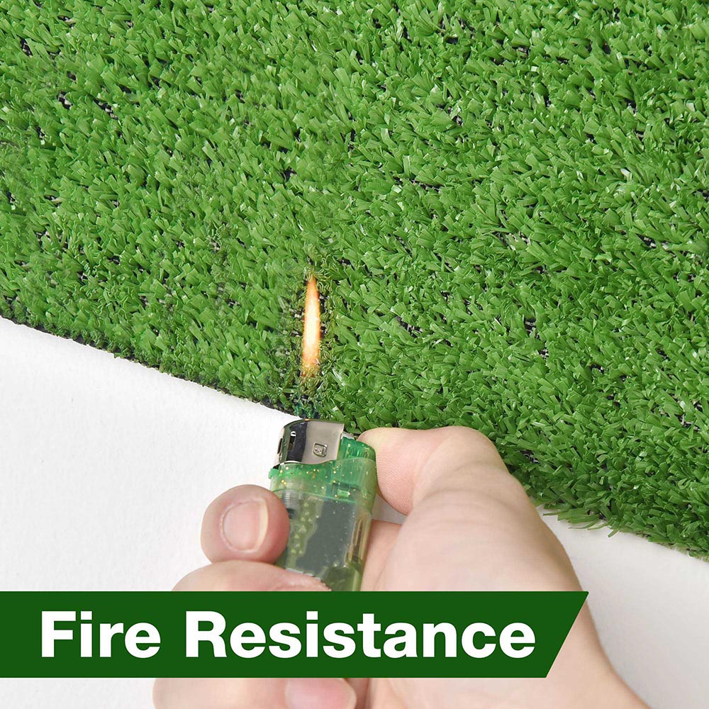 Artificial Grass Turf Faux Grass 3/8" Thick, 65x5ft Green
