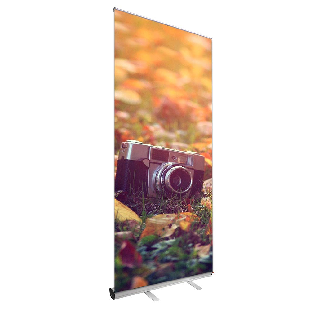 Aluminum Retractable Banner Stand with Legs 40x79