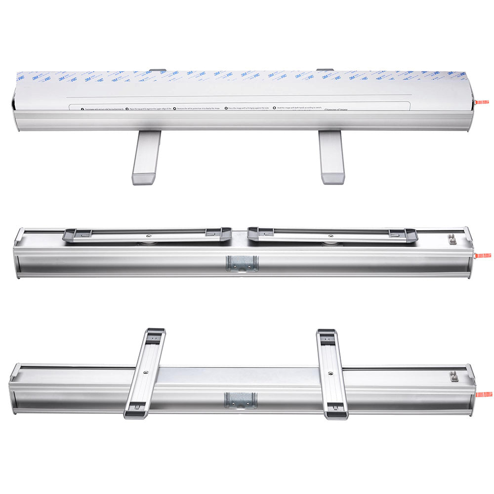 Aluminum Retractable Banner Stand with Legs 33"x79"