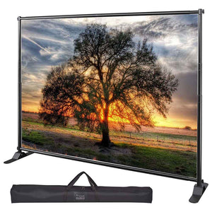 10'Wx8'H Heavy Duty Backdrop Stand for Party Decor Newborn Photo Black