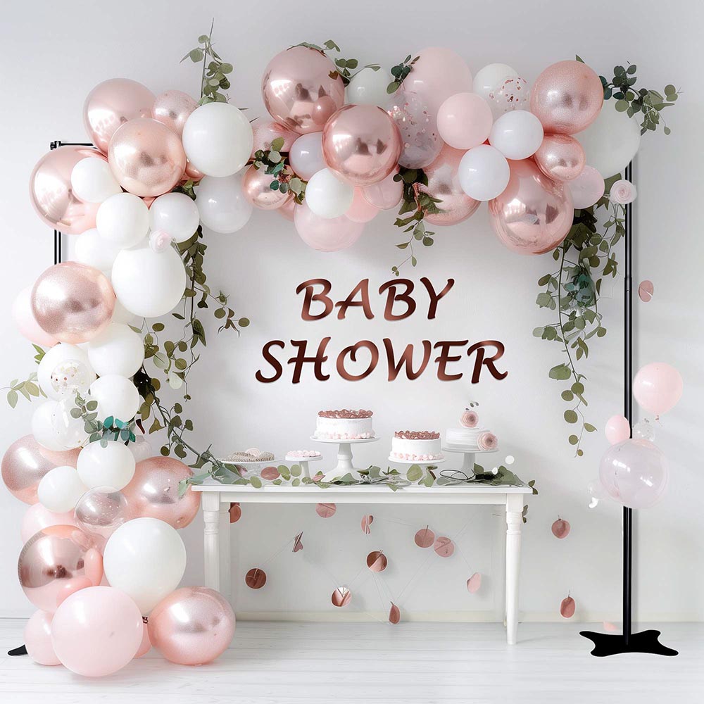 10'Wx10'H Backdrop Stand for Party Decor Newborn Photo Black