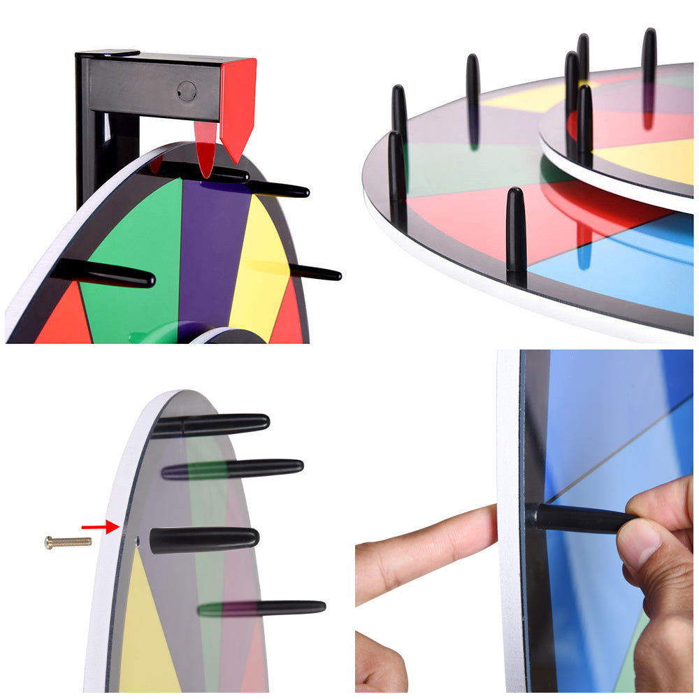 WinSpin Wheel Replacement Parts Pegs & (2)Red Points