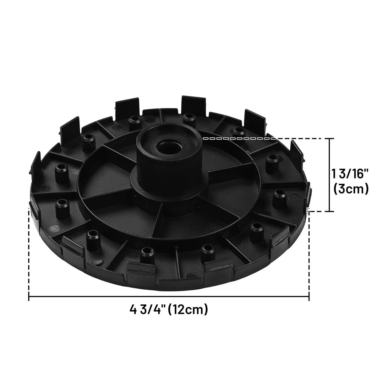 Modular Spin Wheel Parts - Plate, Center Piece, Peg Options