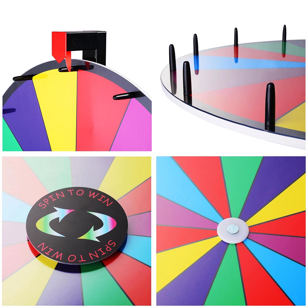 Classic Spin Wheel Tabletop 24in. 14-Slot Tabletop