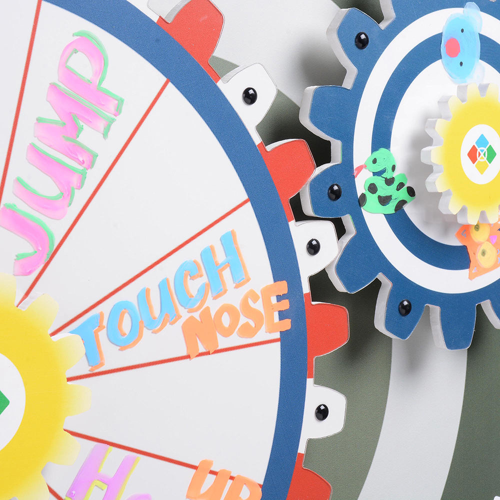 Gears Set Spin Wheel Tabletop