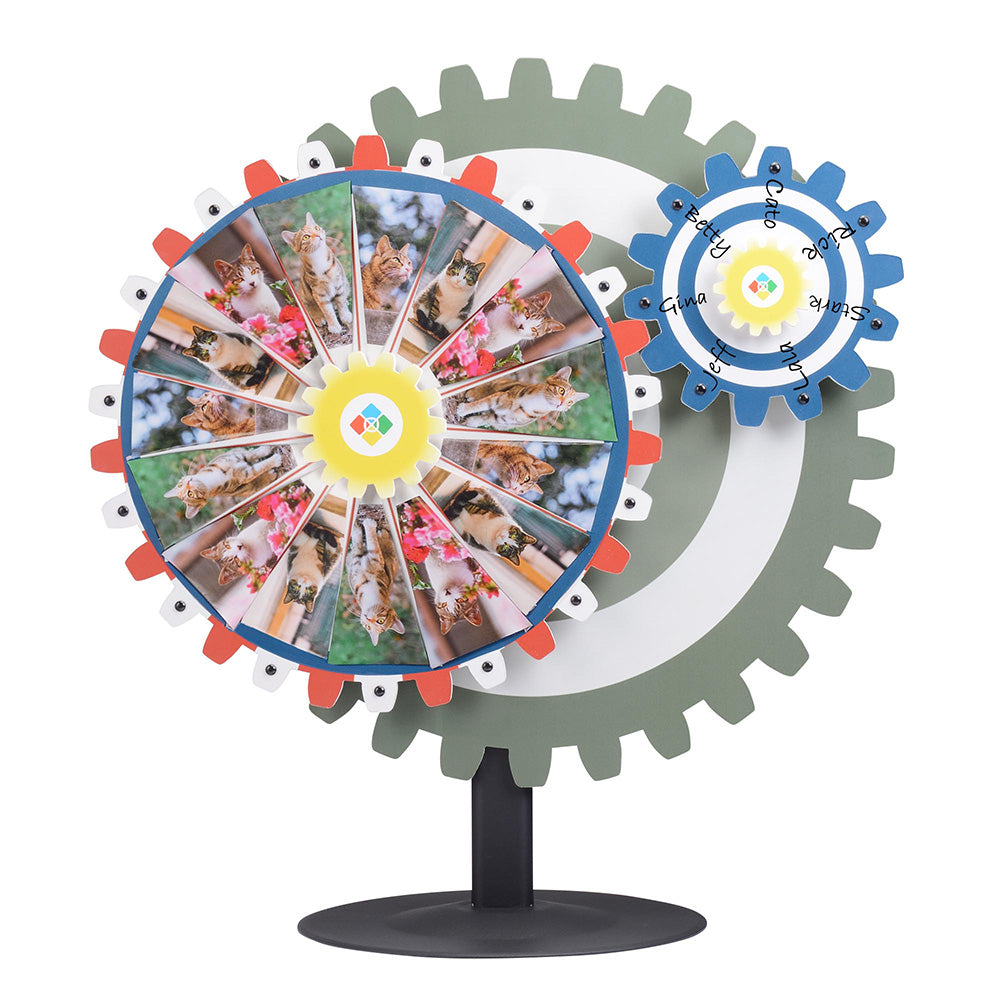 Gears Set Spin Wheel Tabletop
