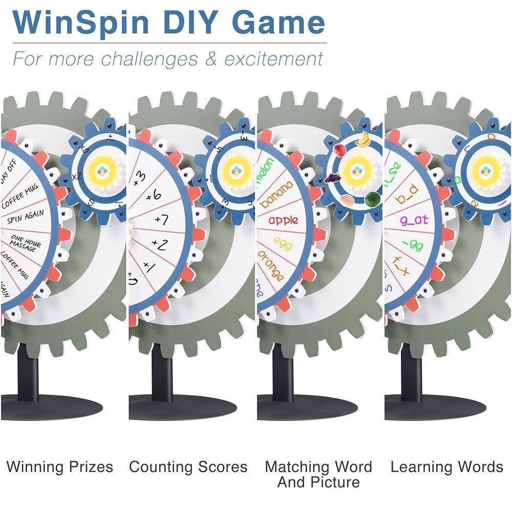 Gears Set Spin Wheel Tabletop