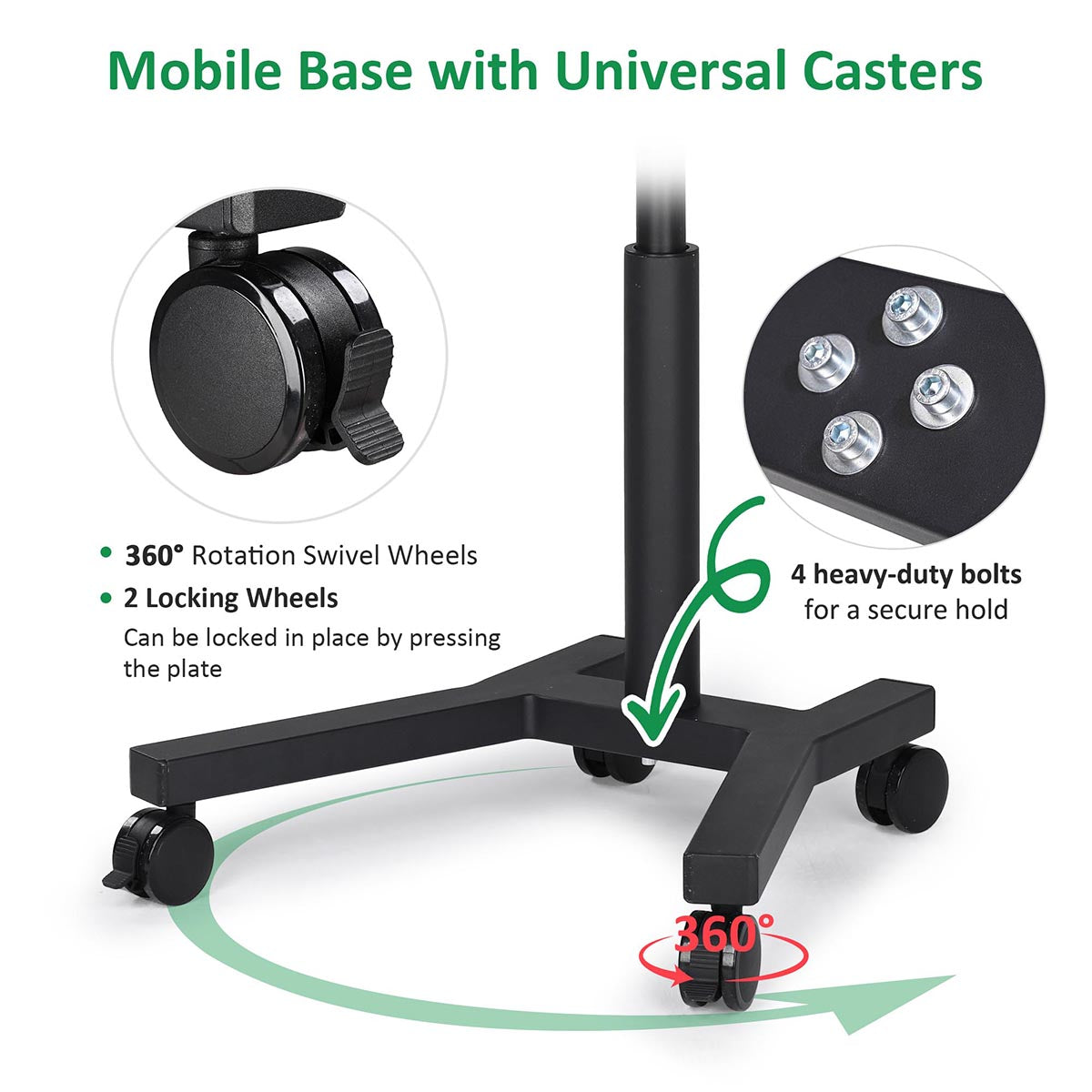 Spin Wheel Rolling Stand 48"