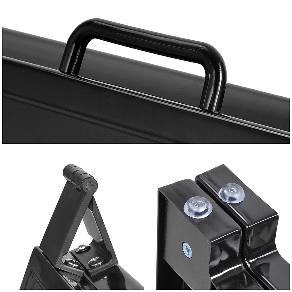 Sandwich Board A-Frame Sign Board with Handle Black