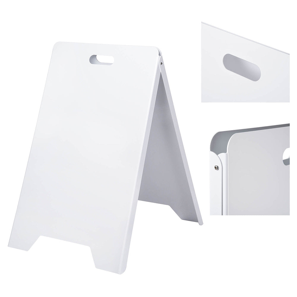 Sandwich Board A-Frame Sign Board with Handle PVC