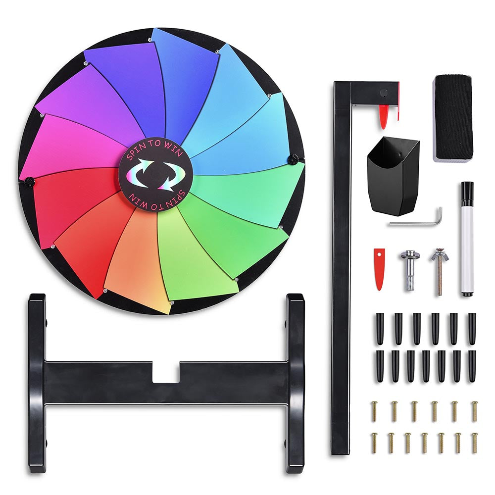 Breeze Spin Wheel Tabletop Dry Erase Wheel 15 12-Slot – Win Spin Global