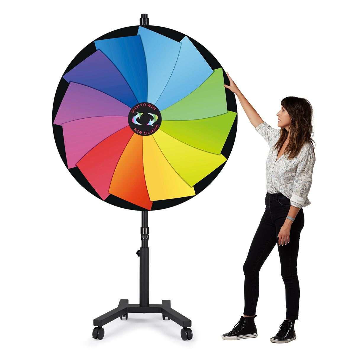 Spin Wheel Rolling Stand 48", Breeze