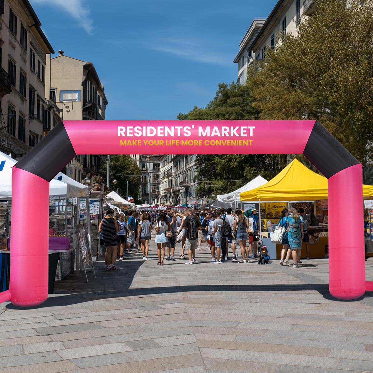 13-30ft Custom Inflatable Archways: Custom Logo & Color