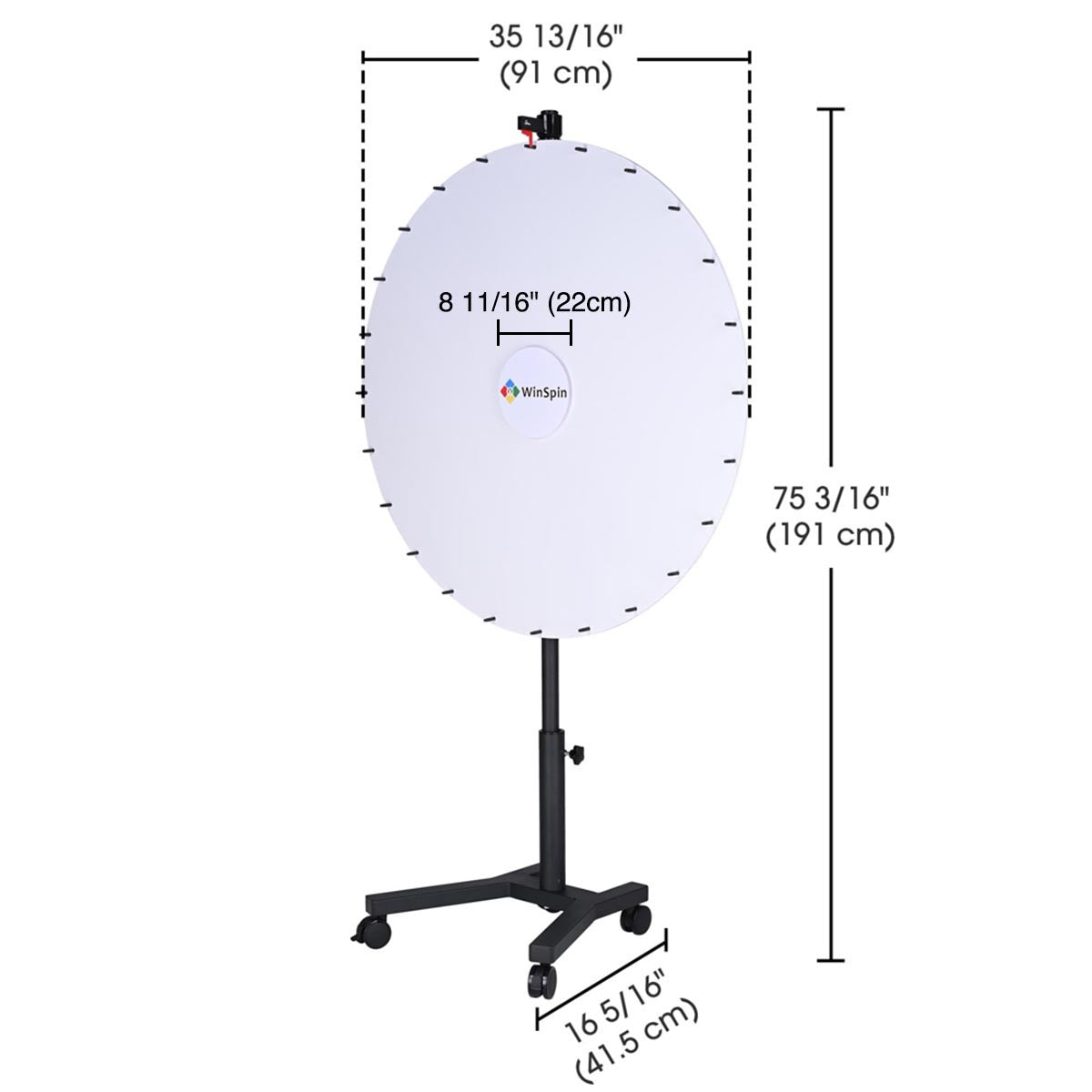 Classic Spin Wheel Rolling Stand 48" 18-slots