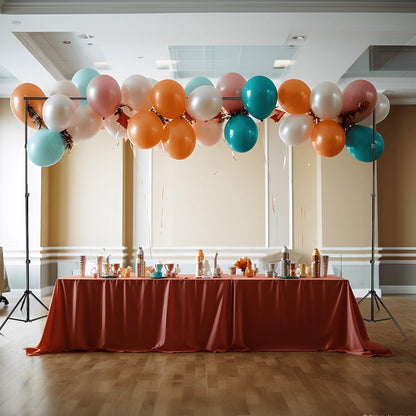 10'Wx8.5'H Backdrop Stand for Party Newborn Photography Black