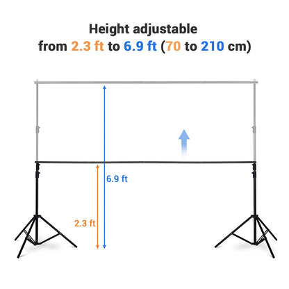 10'Wx7'H Backdrop Stand for Party Newborn Photography