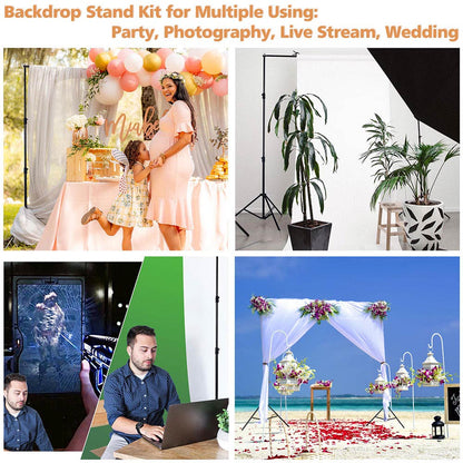 10'Wx7'H Backdrop Stand for Party Newborn Photography