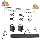 10'Wx9.6'H Backdrop Stand for Party Newborn Photography