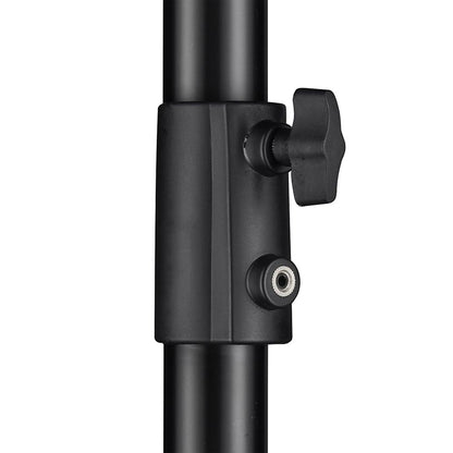 10'Wx9.6'H Backdrop Stand for Party Newborn Photography Black