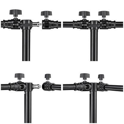 20'Wx10'H Heavy Duty Backdrop Stand Party Newborn Photo Decor Black