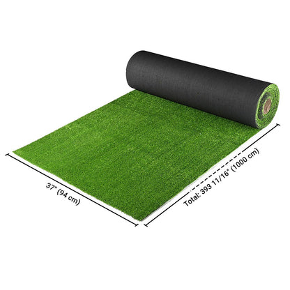 Artificial Grass Turf Faux Grass 3/8" Thick, 33x3ft Green