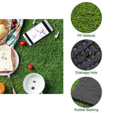 Artificial Grass Turf Faux Grass 3/8" Thick, 65.6x5ft