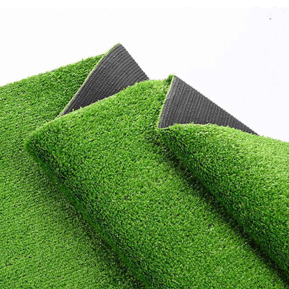 Artificial Grass Turf Faux Grass 3/8" Thick, 65x5ft Green