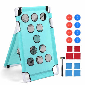 2 in 1 Bean Bag Toss Game Board Cornhole Sets