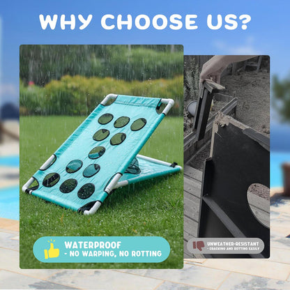 2 in 1 Bean Bag Toss Game Board Cornhole Sets