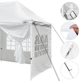10x20ft Pop Up Canopy Tent with Sidewalls Waterproof