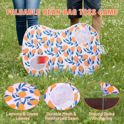 Popup Fabric Bean Bag Toss Game Board(2-Hole) Billboard