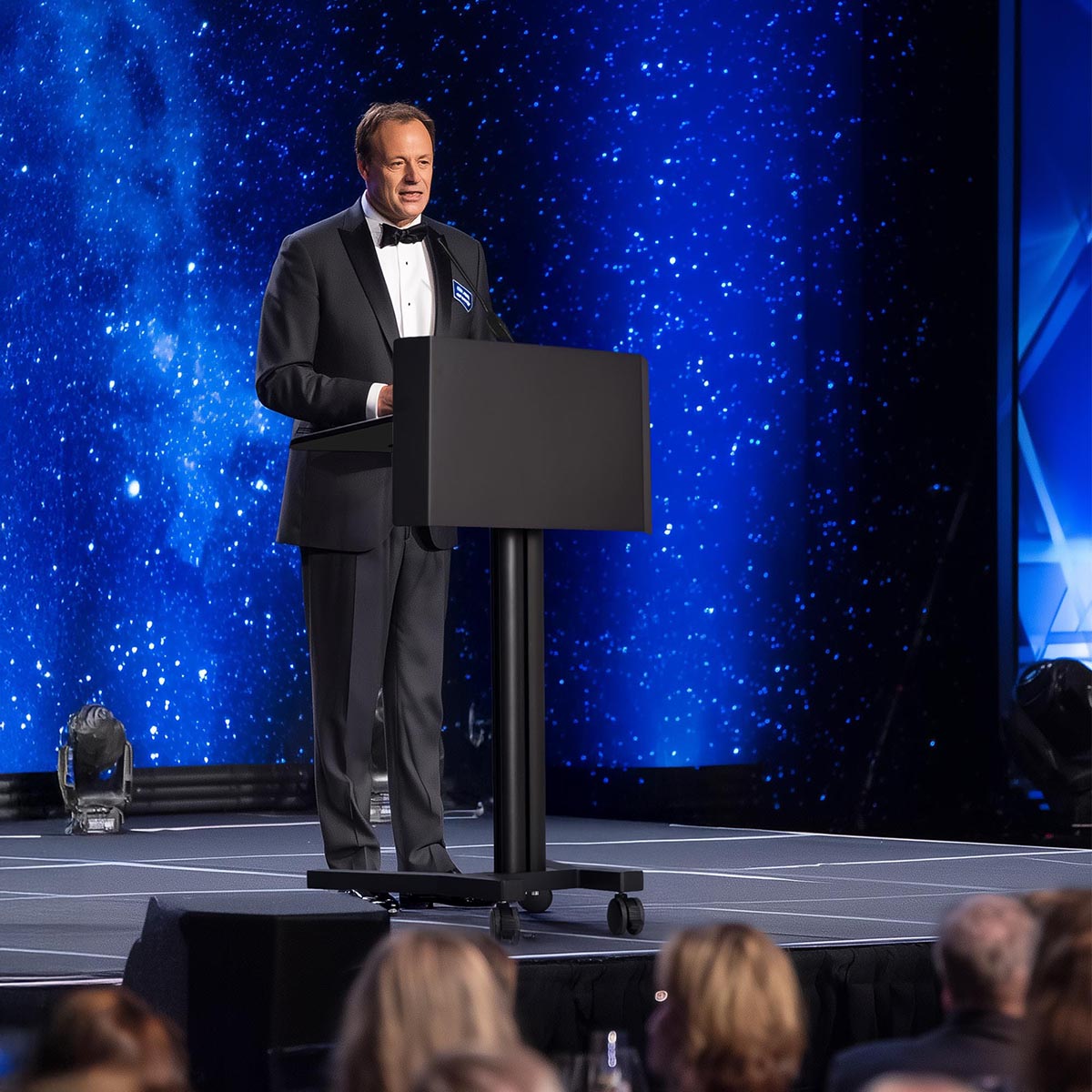 Podium Stand Replacement Parts - 25"x14" Front Panel Black