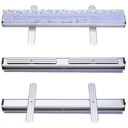 Aluminum Retractable Banner Stand & Light 33"x79"