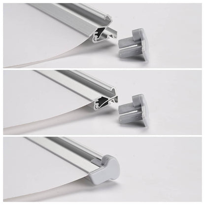 Aluminum Retractable Banner Stand with Legs 33"x79"