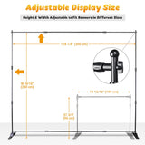 10'Wx8'H Backdrop Stand for Party Decor Newborn Photo
