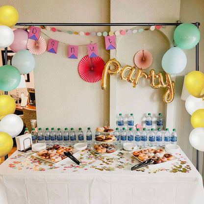 10'Wx10'H Backdrop Stand for Party Decor Newborn Photo Black