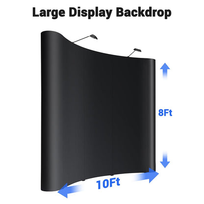 10ft Pop Up Trade Show Display Booth with Carry Bag