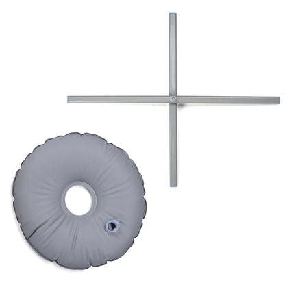 Feather Flag Cross Weighted Base Stand 10ct.