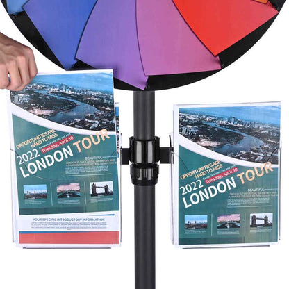 WinSpin Acrylic Brochure Holders for Prize Wheels