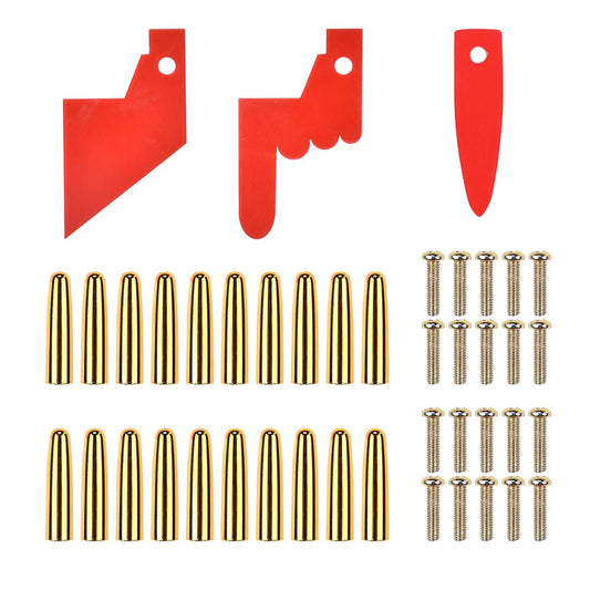 WinSpin Wheel Replacement Parts Golden Pegs & (3)Red Points Gold