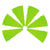 Green Plates 6ct/pk
