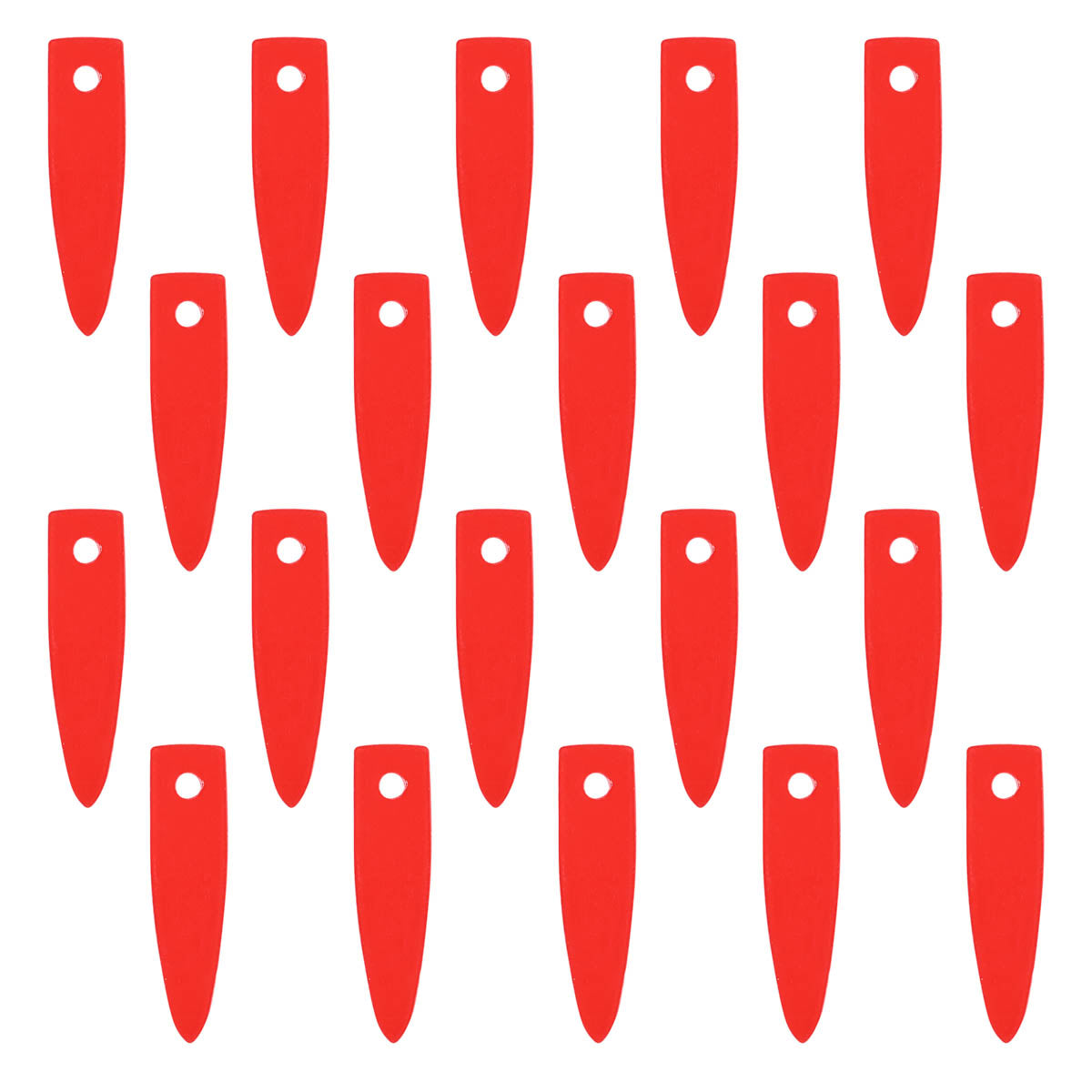 Spin Wheel Replacement Parts Red Points 20ct/pk, Wedge Pointers