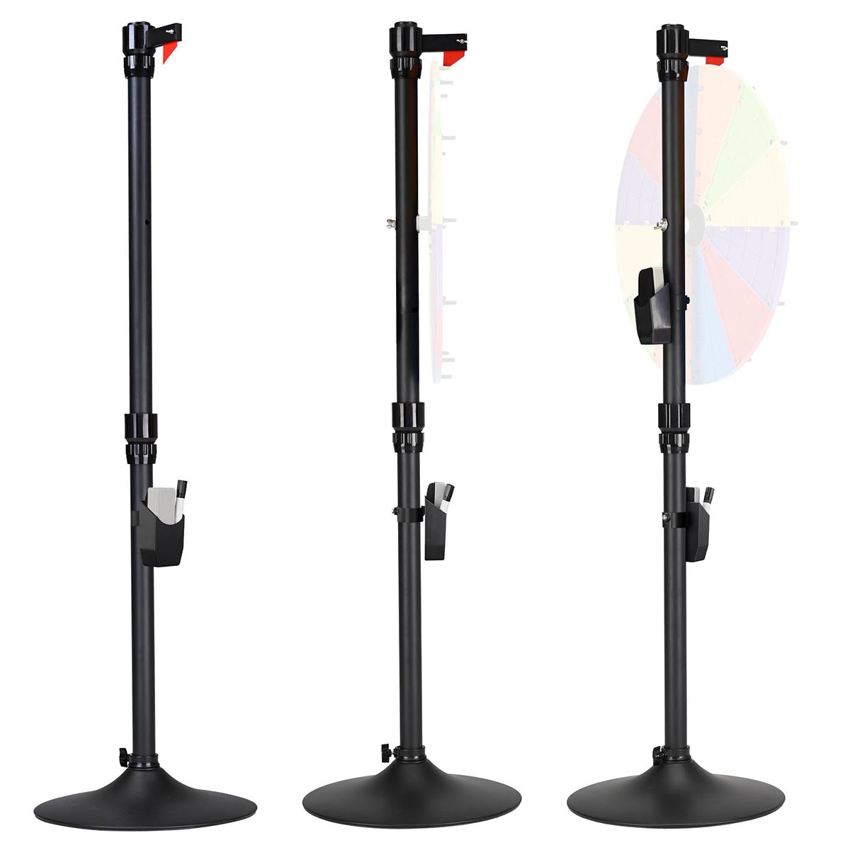 Prize Wheel 2in1 Floor & Tabletop Stand Replacement Black