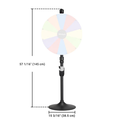 Prize Wheel 2in1 Floor & Tabletop Stand Replacement Black