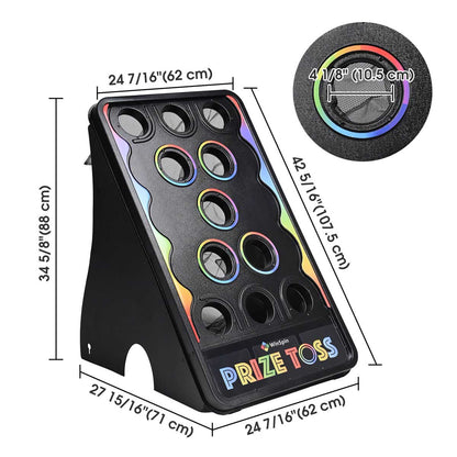 Bean Bag Toss Game Board(11-Hole) Foldable 43"x25"