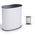 Portable Counter Display Podium Checkout Stand, Black Black