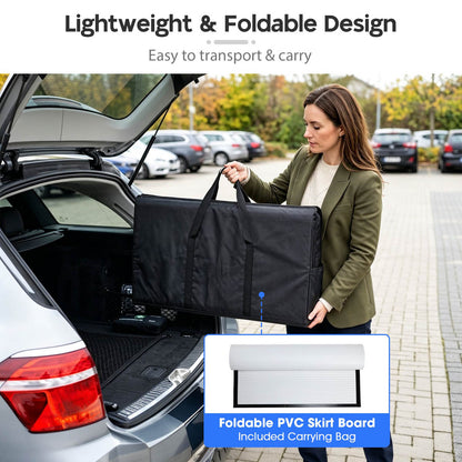 Portable Counter Display Podium Checkout Stand, Black Black
