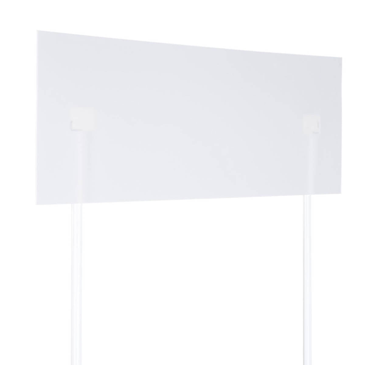 Portable Promotional Counter Checkout Stand with Inner Shelves